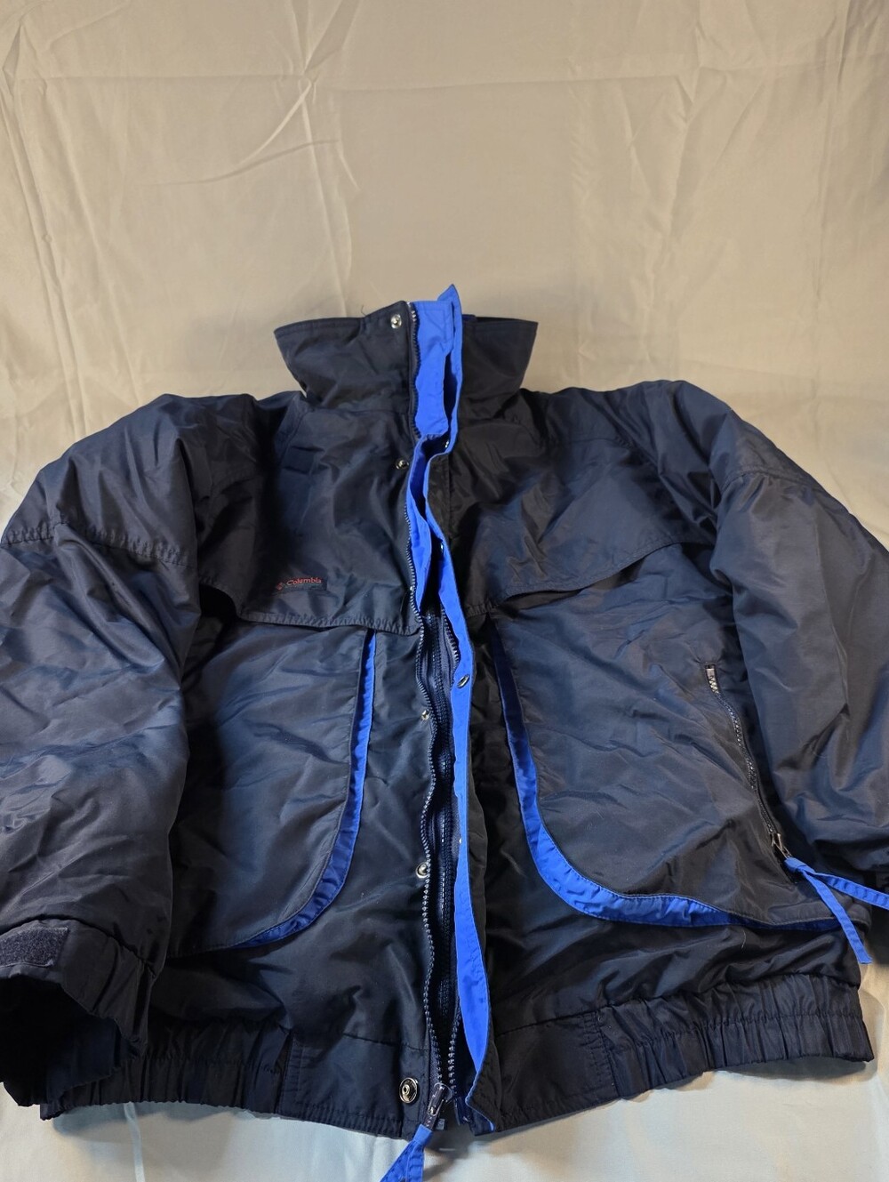 Columbia Sportswear Sking Jacket Men's Navy Blue Insulated Jacket